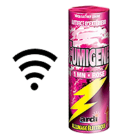 Fumigène Électrique à Distance Rose 1 Min