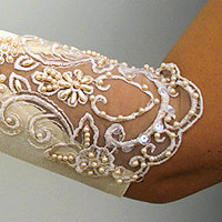 Gants De Mariée Fille Gants De Mariage Gants Princesse Perles Gants Longs Enfants Accessoire Pour Robe De Mariage Gants De Performance Pour Soirée Cérémonie Gants Mariage Dentelle