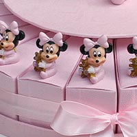 Gateau 12 Parts Mickey Minnie Verre Liege Dragees