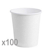 Gobelets Tasses Café Blanc 20cl x100