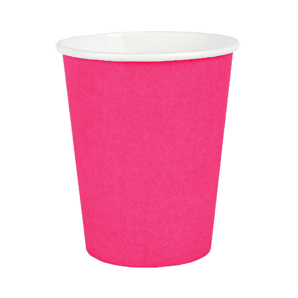 Gobelets Carton Fuchsia x10