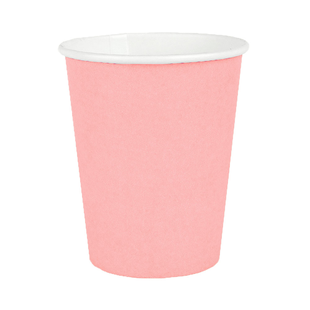 Gobelets Carton Rose x10