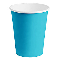 Gobelets Carton Turquoise Jetables