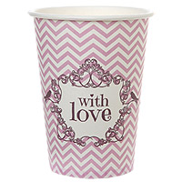 Lot de 10 Gobelets Carton With Love