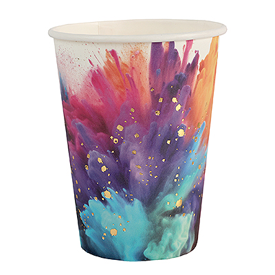 Gobelets Carton Anniversaire Explosion Multicolore