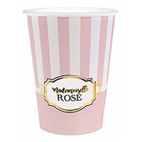 Gobelets Carton Baby Shower Mademoiselle Rose x10