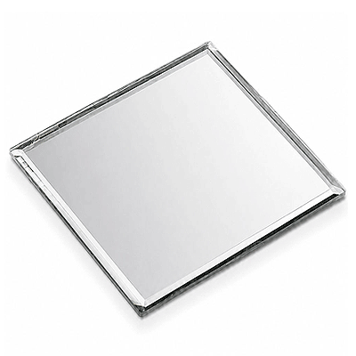 Miroir Carré 25 cm Décoration Centre Table