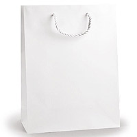 Grand Sac Cadeau Papier Blanc