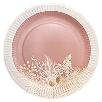 Assiettes Pampa Rose Blush 22cm x10