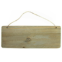 Grande Pancarte en Bois Vintage