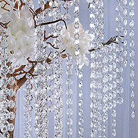 Guirlande Cristal Ronds Plats Mariage