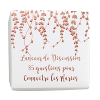 Jeu 35 Questions Animation Mariage Rose Gold