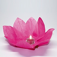 Lanternes Flottantes Lotus Thai pas cher