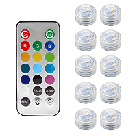 Leds Etanches Multi Couleur Programmables x10