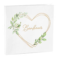 Livre d'Or Bonheur Coeur Champetre