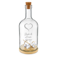 Livre d'Or Bouteille Personnalisé Coeur