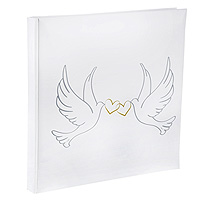 Livre d'Or Mariage Blanc Colombes