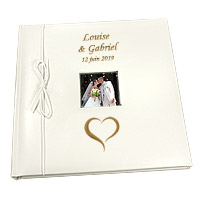 Livre d'Or Personnalisé Mariage Gravé