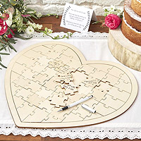 Puzzle Coeur Livre d'or