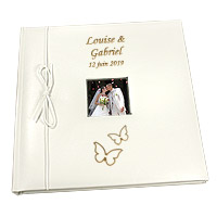 Livre d'Or Personnalisé Mariage Papillons