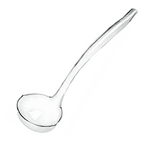 Louche Cuillere Pvc Lavable Transparente Punch Soupe