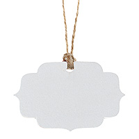 Marque Place Vintage Bois Blanc Cordon