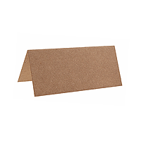 Marque-Place Rectangle Kraft Porte Nom