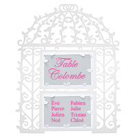 Marque Table Cage à Oiseaux Géant Mariage