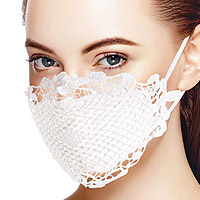 Masque Mariage Maille et Dentelle