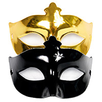 Le Masque Loup de Fête Luxe Brillant Laqué