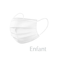 Masque Chirurgical Blanc Enfant pas cher