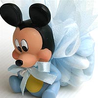 Figurines Mickey Minnie tulle dragées bapteme lot 6