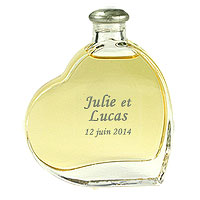 Mignonette Forme Coeur Liqueur Bouchon Cire