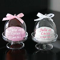 Savons Macarons Cloche en Verre