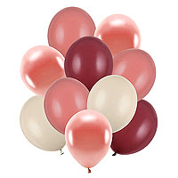 Kit 10 Ballons Terracotta Nude Vieux Rose 30cm