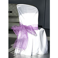 Noeud Chaise Organza Parme Mariage