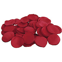 Pétales Roses Satin Bordeaux Rouge Luxe