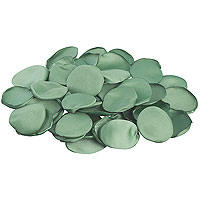 50 Pétales de Roses Satin Vert Sauge