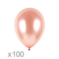 PETITS Ballons Nacrés Rose Gold 12cm x100