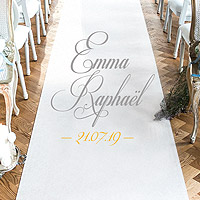 Tenture Personnalisée Mariage