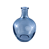 Mini Vase Dame Jeanne Bleu Denim Marine Centre Table