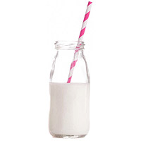 Bouteille Milk Shake Candy Bar en Verre Pas Cher