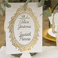 Plan de Table Versailles Mariage