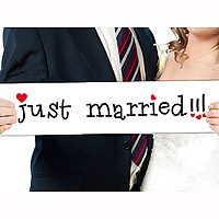Plaque Photobooth Just Married