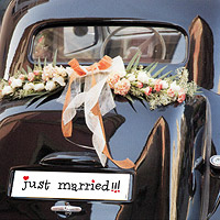 Plaque Voiture Mariage