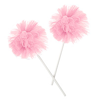 Lot de 2 Pompons Tulle sur Pic