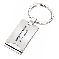 Porte-Clef Métal Rectangle Personnalisé