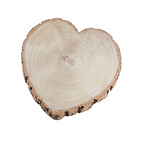 Rondin de Bois Coeur 19 cm