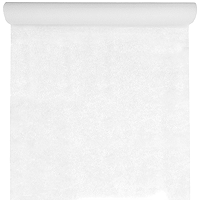 Rouleau Nappe Blanche en Tissu Intissé Opaque 10m