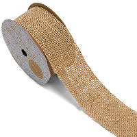 Ruban Jute Naturelle Bobine 5cm Large pas Cher